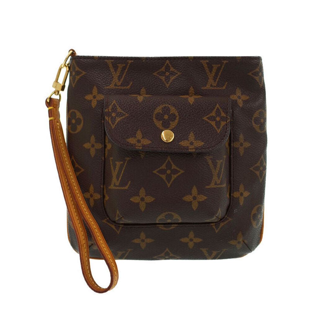 Louis Vuitton Monogram Leather Brown Partition Shoulder Bag